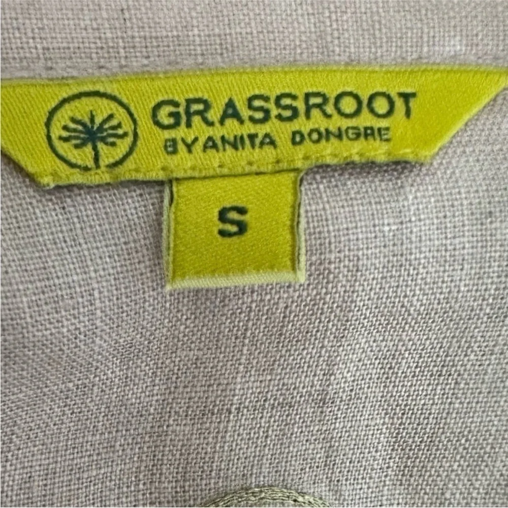 Anita Dongre Grassroots Linen Pullover Shirt